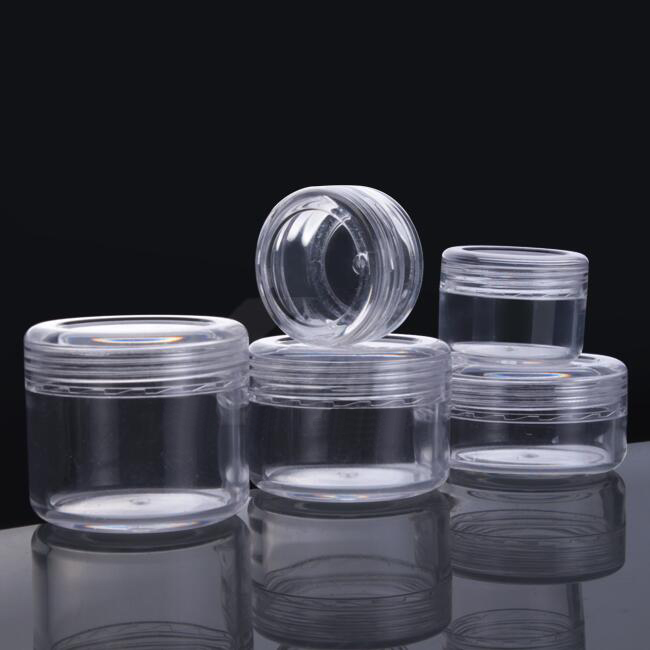 3g 5g 10g 15g 20g Empty Plastic Small Jars for Cosmetics or Sample Packaging