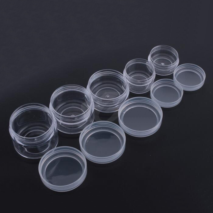 3g 5g 10g 15g 20g Empty Plastic Small Jars for Cosmetics or Sample Packaging