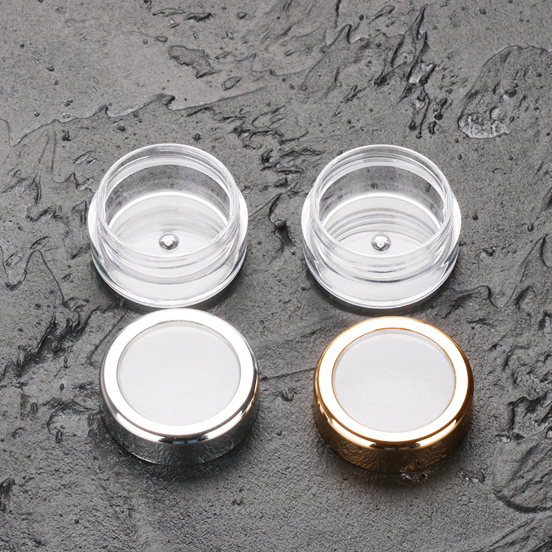 3g 5g 10g 15g 20g clear gel nail powder nail art cylinder ps jar empty glitter eyeshadow container