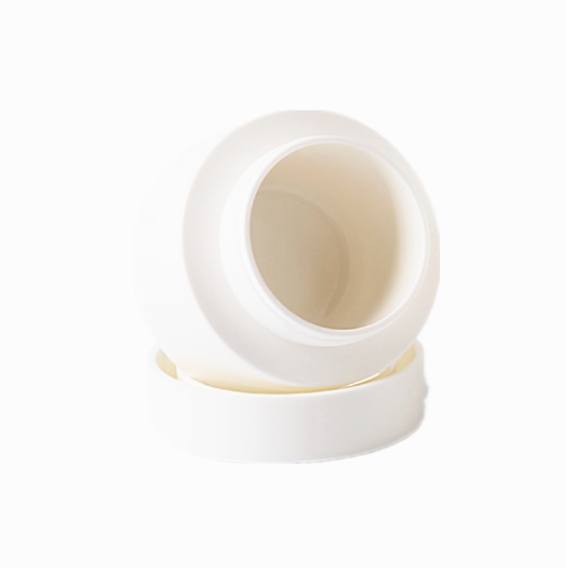 3g 5g 10g 15g 30g 50g 80g Frosted White Custom Shape Plastic Jar hdpe round cover plastic jar 50g with plastic lids