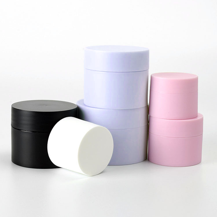 3g 5g 10g 15g 30g 50g 80g Matte white Double wall body butter container PP face cream jar plastic