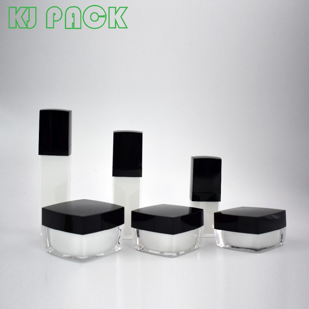 3g 5g 10g 15g 30g 50g pot square cute cosmetic jars plastic for hand cream