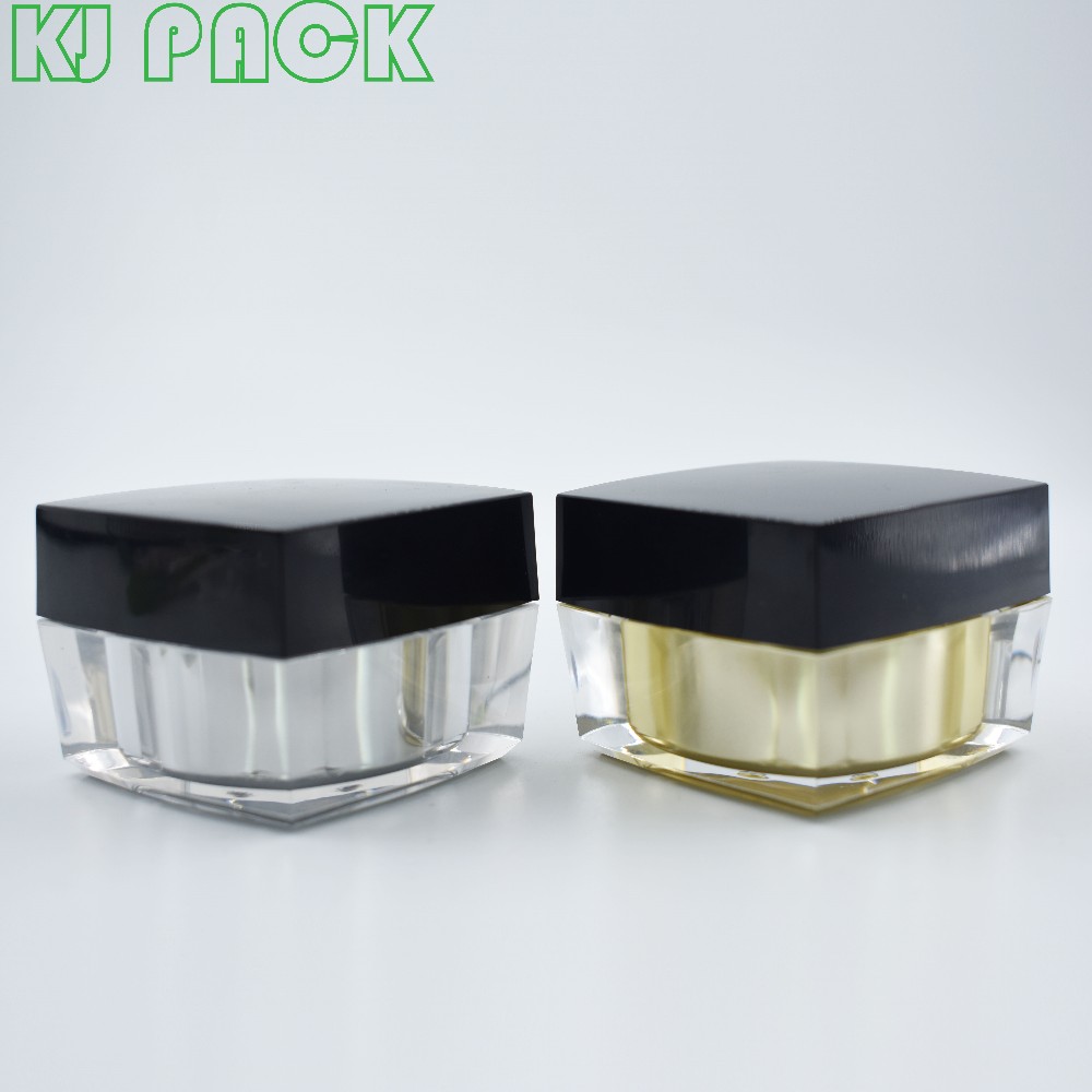 3g 5g 10g 15g 30g 50g pot square cute cosmetic jars plastic for hand cream