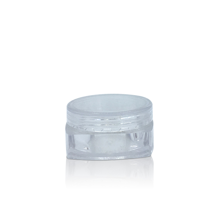 3g 5g 10g 15g 30g Small Clear Cream Jar, Plastic Pot Box Mini Transparent Cosmetic Sample Container with Lids
