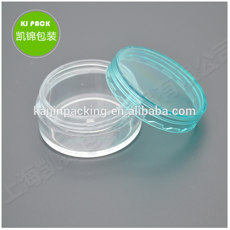 3g 5g 10g 15g 30g Small Clear Cream Jar, Plastic Pot Box Mini Transparent Cosmetic sample Container with Lids in stock