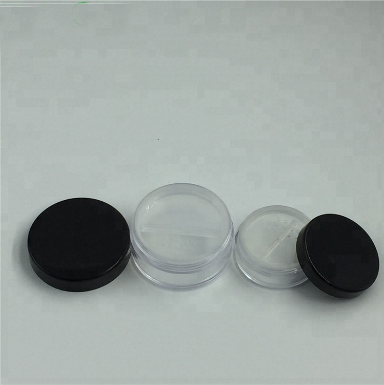 3g 5g 10g 15g 30g Small Clear Cream Jar, Plastic Pot Box Mini Transparent Cosmetic sample Container with Lids in stock