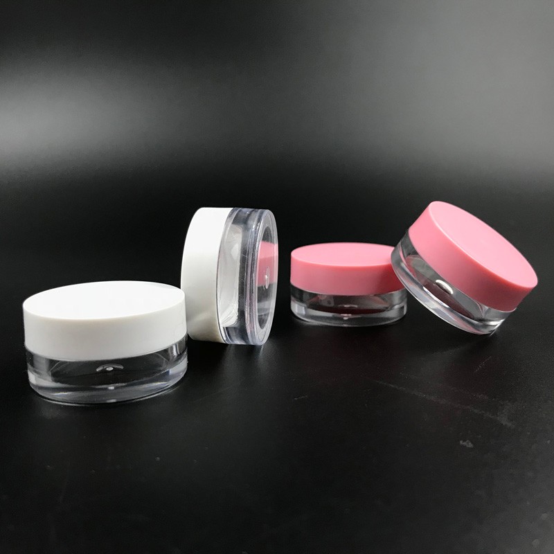 3g 5g 10g 20g 30g cosmetic jar with sifter for loose powder makeup for face