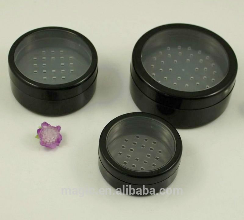 3g,5g,10g,20g,30g empty makeup container loose powder sifter jar