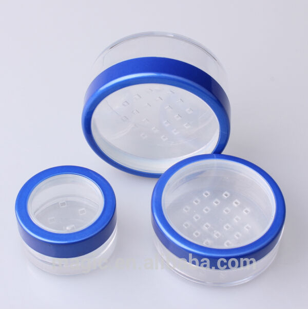 3g,5g,10g,20g,30g empty makeup container loose powder sifter jar