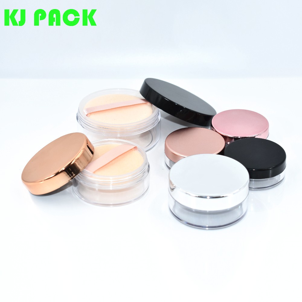 3g 5g 10g 20g 30g special lid Loose Powder Jar with Sifter for mineral face loose powder jar cosmetic pot