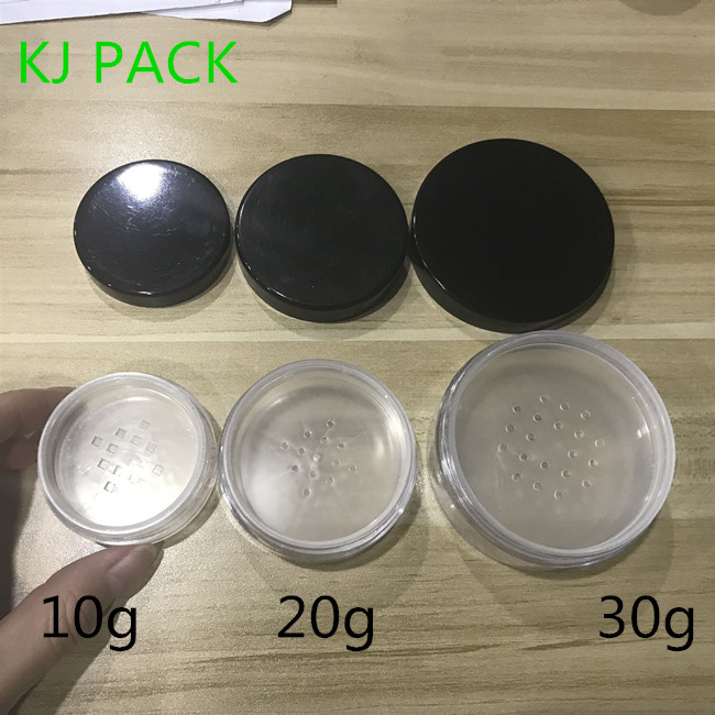 3g 5g 10g 20g 30g special lid Loose Powder Jar with Sifter for mineral face loose powder jar cosmetic pot
