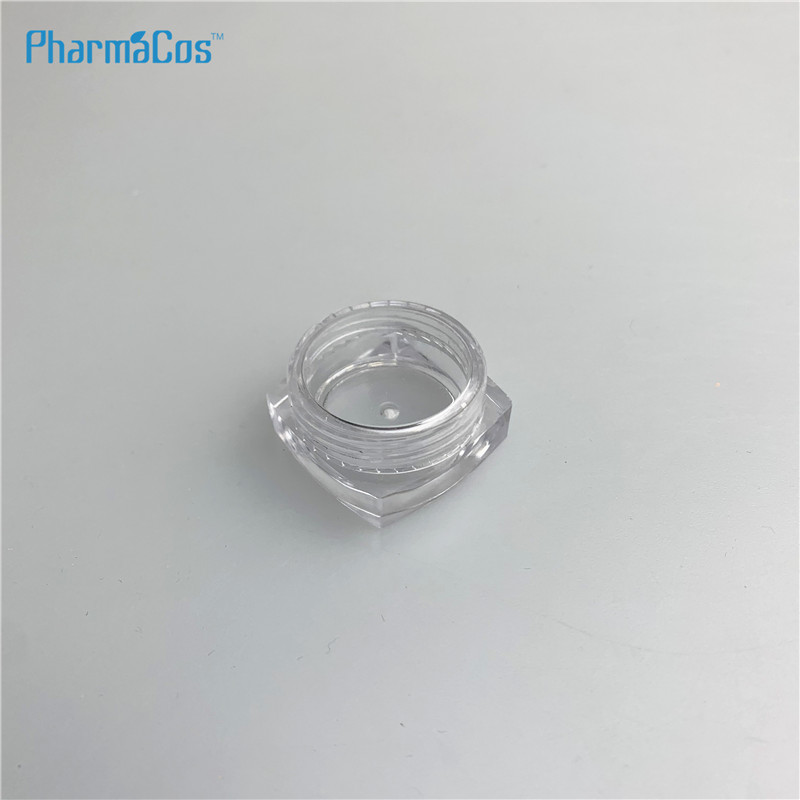 3g/5g/10g/20g square spice jar plastic pots sample powders containers