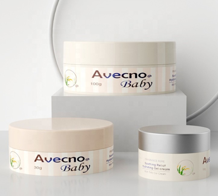 3g 5g 10g 30g 50g 100g  BPA-FREE plastic PET cosmetic cream jar with screw caps body butter oil jars body scrub container