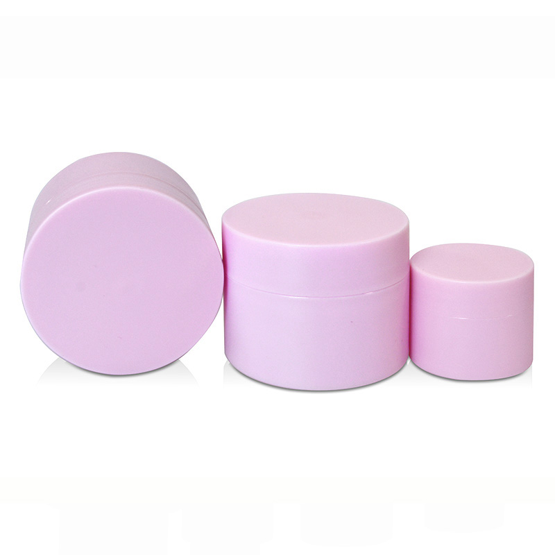 3g 5g 10g 30g 50g 100g Skin Care Cosmetic containers white black blue clear round screwed plastic cream double wall jar
