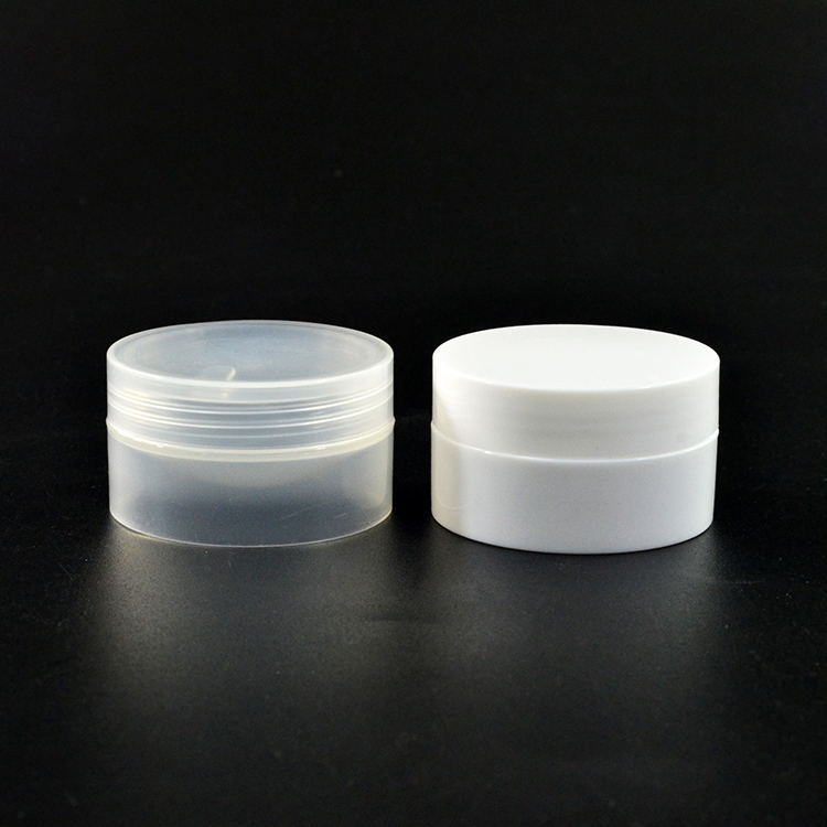 3g 5g 10g 30g 50g 100g white Concave bottom face cream plastic cream jars with screw top lids manufacturer sunblcok container