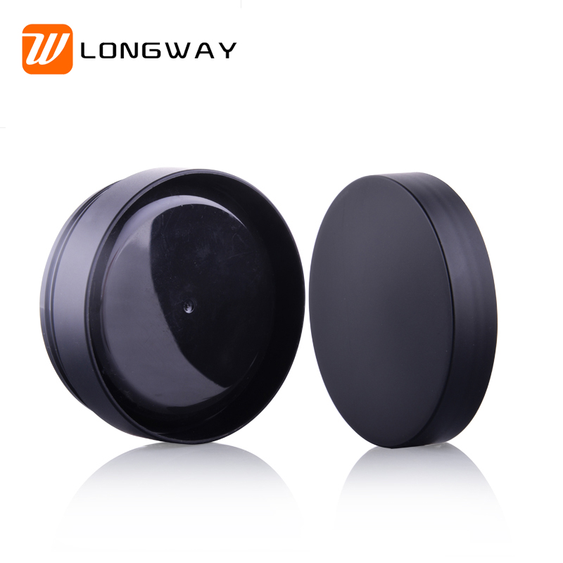 3g 5g 10g 30g 50g 80g 100g PP Plastic scrub matte cosmetic black cream Jar for skincare lip butter container 1oz