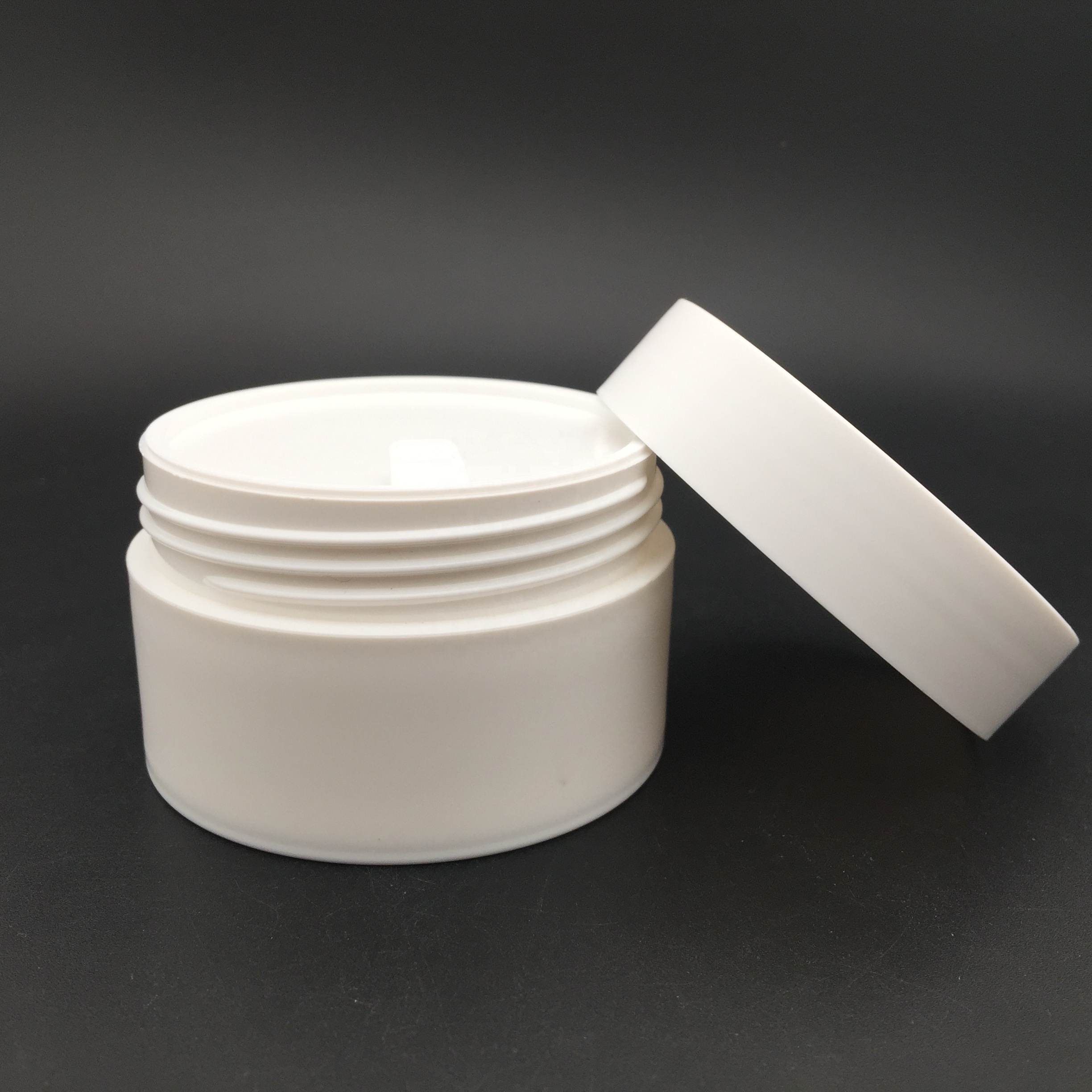3g 5g 10g 30g 50g 80g matte frost white black recyclable PP jar for cream