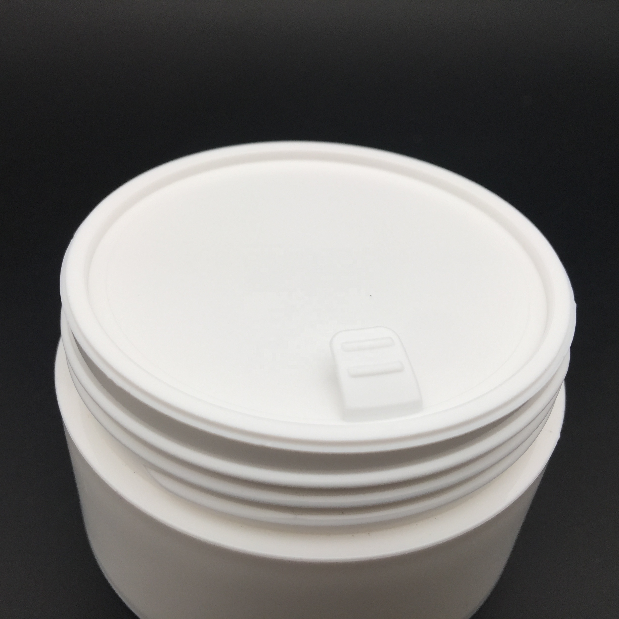3g 5g 10g 30g 50g 80g matte frost white black recyclable PP jar for cream