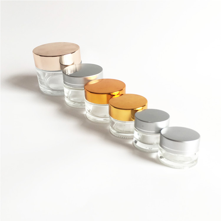 3g 5g 10g Cosmetic Face Cream Glass Jar Body Lotion Jar Eye Cream Jar