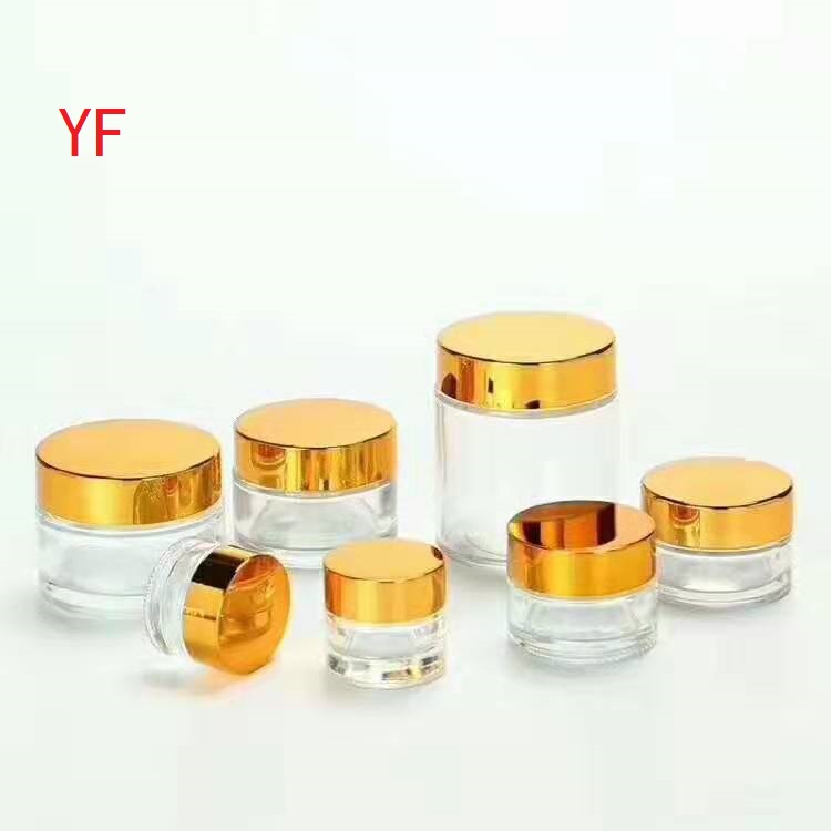 3g 5g 10g Cosmetic Face Cream Glass Jar Body Lotion Jar Eye Cream Jar