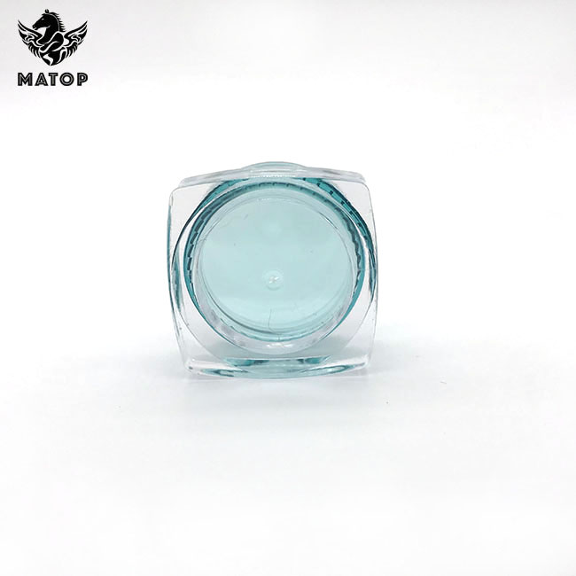 3g 5g 10g Square PlasticJars Empty Glitter Jar Cosmetic Cream Containers