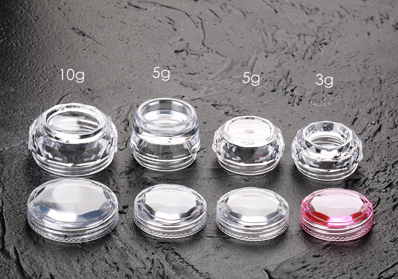 3g 5g 10g cheap nail glitter container empty wholesale custom glitter eyeshadow pigment loose powder jar