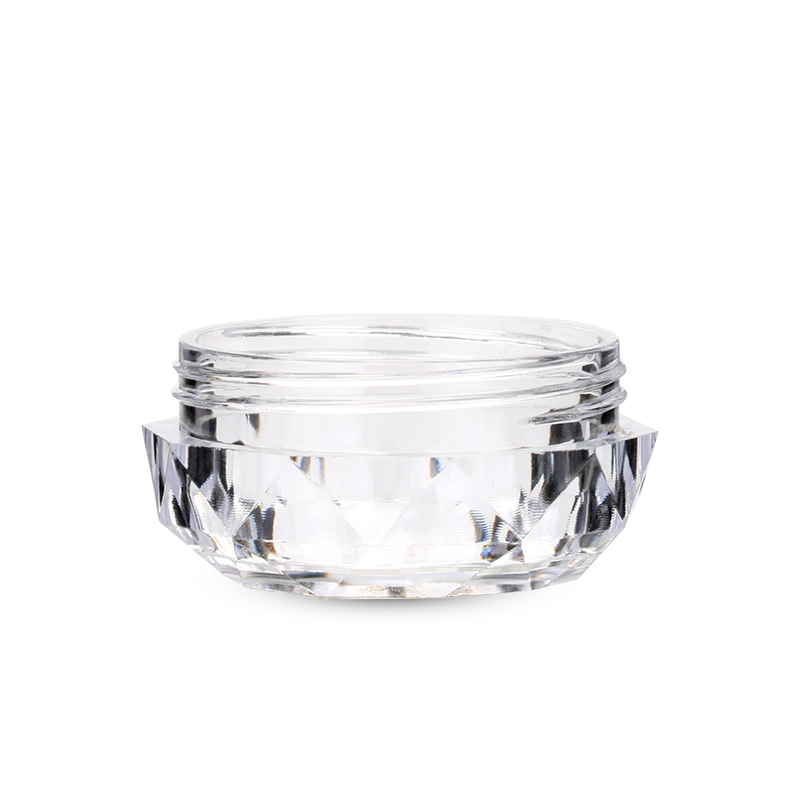 3g 5g 10g luxury shaped eye shadow plastic container clear pigment small powder jar