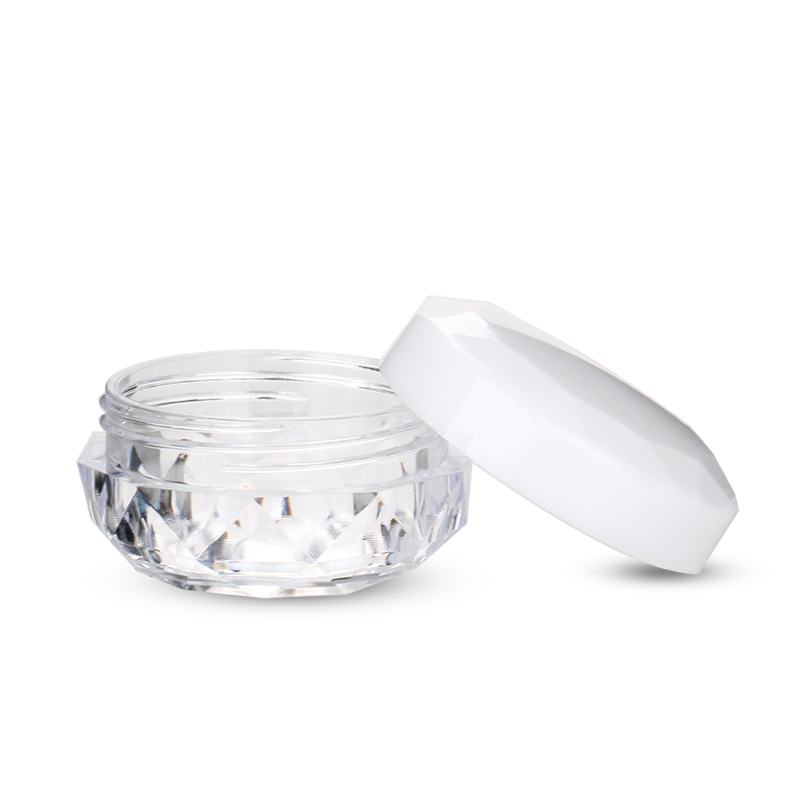 3g 5g 10g luxury shaped eye shadow plastic container clear pigment small powder jar