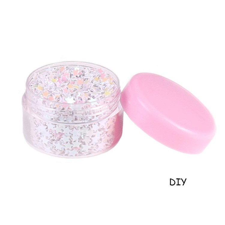 3g 5g 10g round empty small plastic cream jar with pink cap