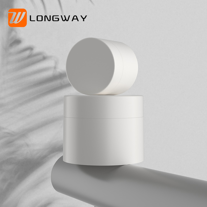 3g 5g 15g 20g 30g 50g empty luxurious plastic matte cream jar for cosmetic body butter container small sample packaging