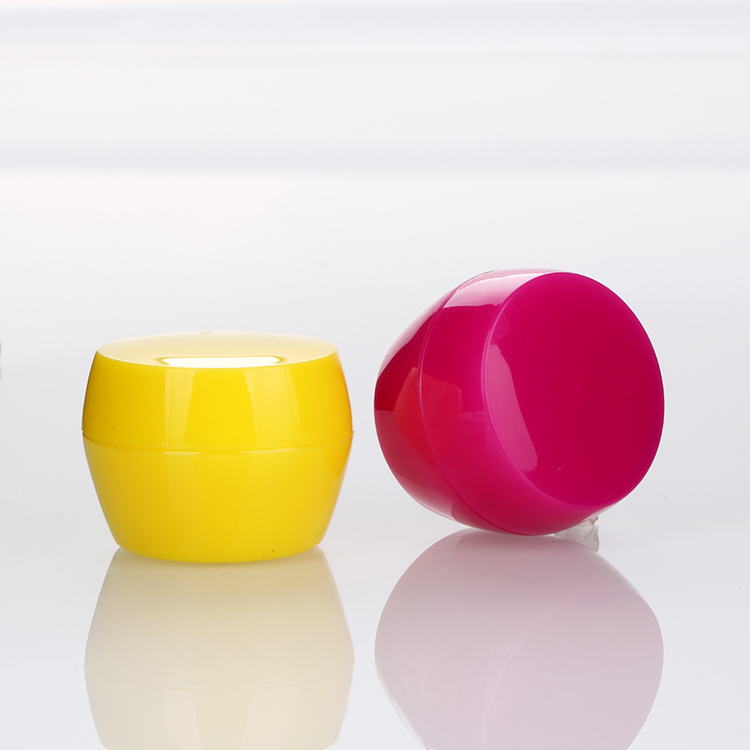 3g 5g 15g small round plastic nail polish container colorful empty cream jar with lid