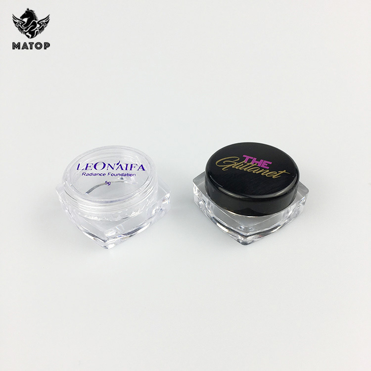 3g 5g 7g 8g 10g 20g Round plastic cosmetic cream jar clear plastic jars