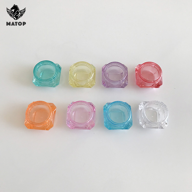 3g 5g 7g 8g 10g 20g Round plastic cosmetic cream jar clear plastic jars