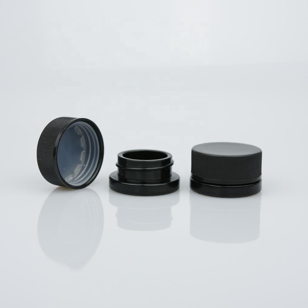 3g 5g 7g 9g Straight side small size eye cream lip make up cosmetic glass jar with screw top lid