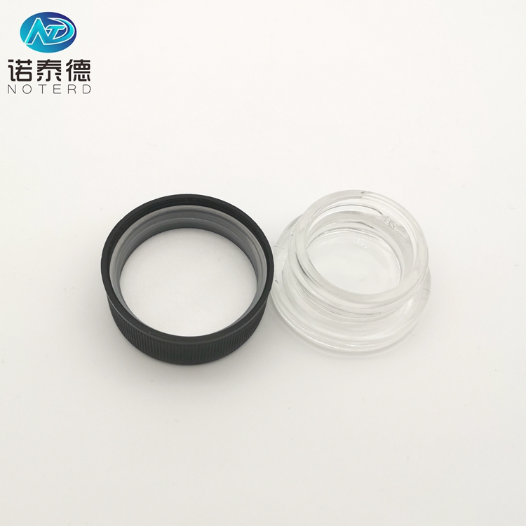 3g 5g 7g 9g hemp cbd cannibis packaging glass jar with child resistant cap