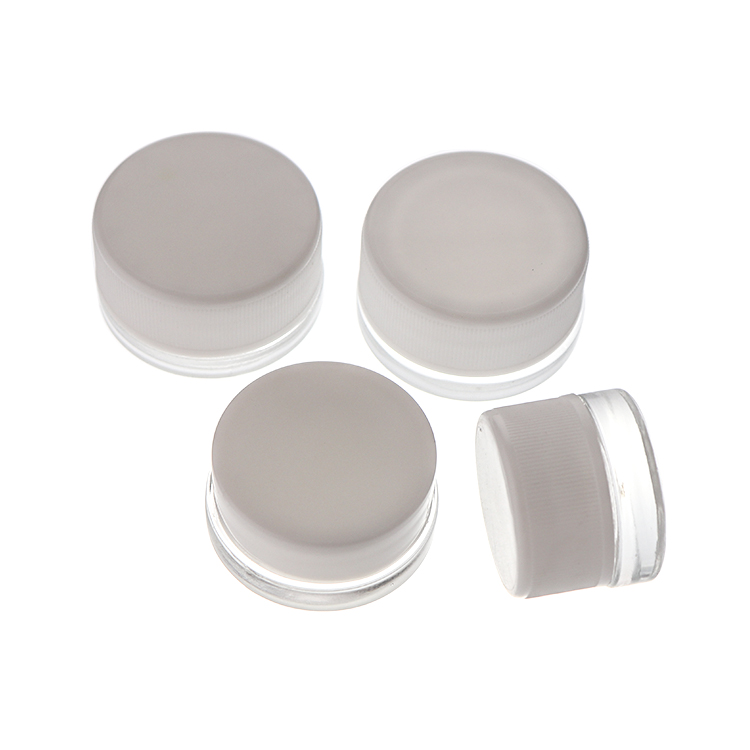 3g 5g 8g Mini CBD Wax Oil Smell Proof Container Child Proof Small Concentrate Glass Jar With Lid