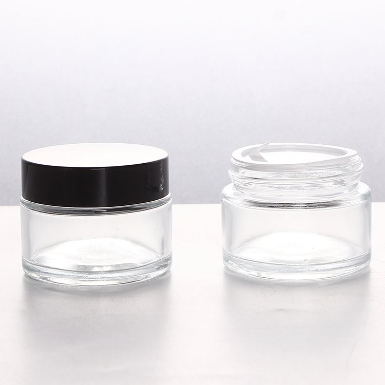 3g 5g Eye Cream Eye Shadow Glass Jar Empty Clear Glass Jar for Cosmetic Cream