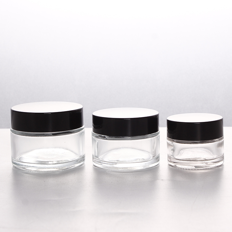 3g 5g Eye Cream Eye Shadow Glass Jar Empty Clear Glass Jar for Cosmetic Cream
