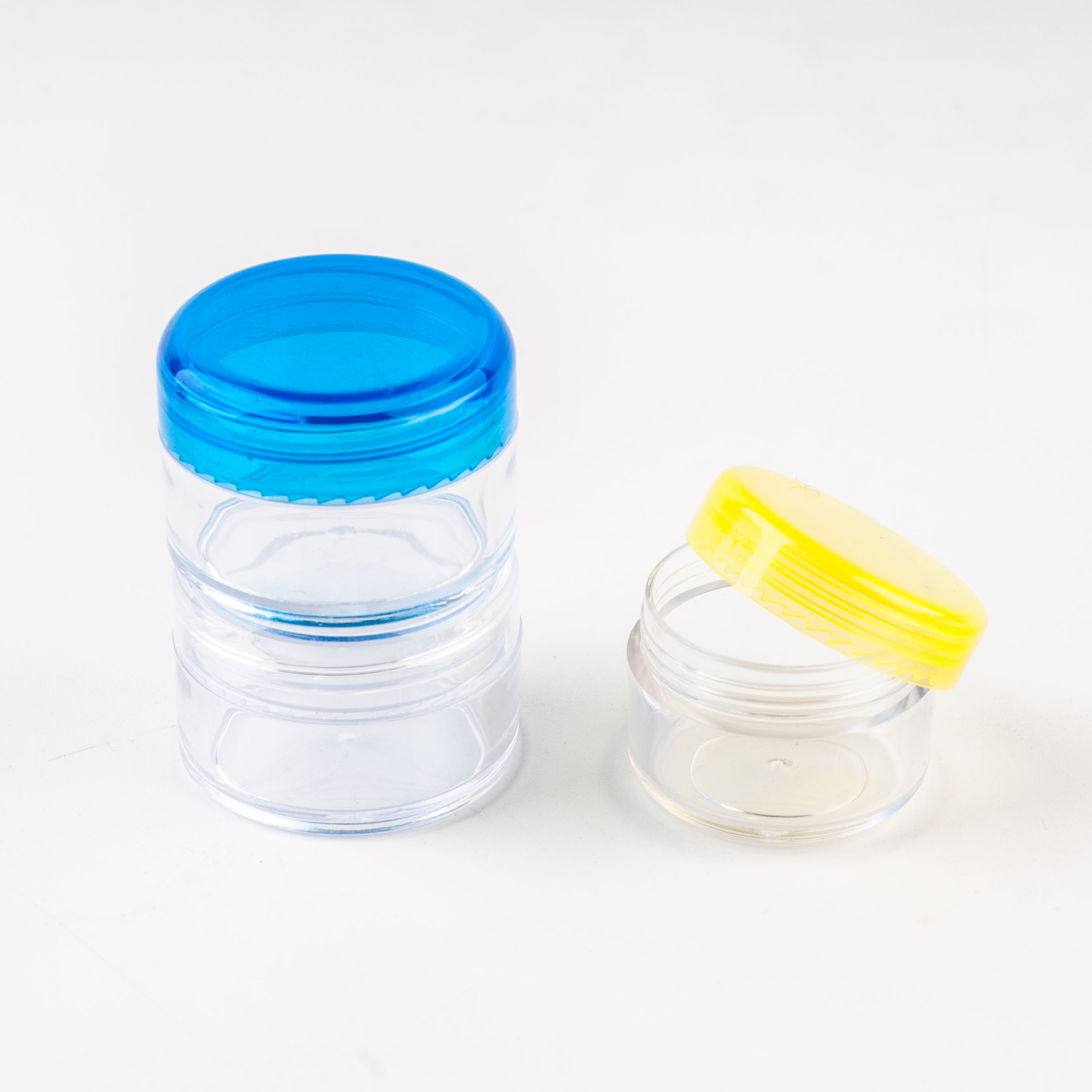 3g/5g Plastic Empty Cosmetic Jar with Lid Cream Cosmetic Trial Sample Packaging Container Bottle,Travel Cosmetic Container