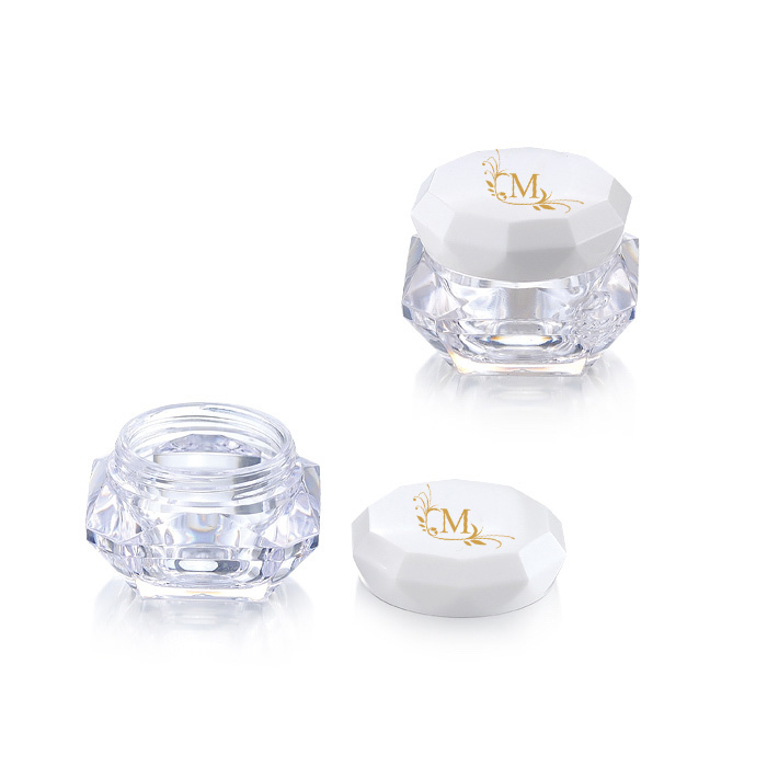 3g 5g Small Empty Plastic Cream Cosmetic Jar Custom Logo