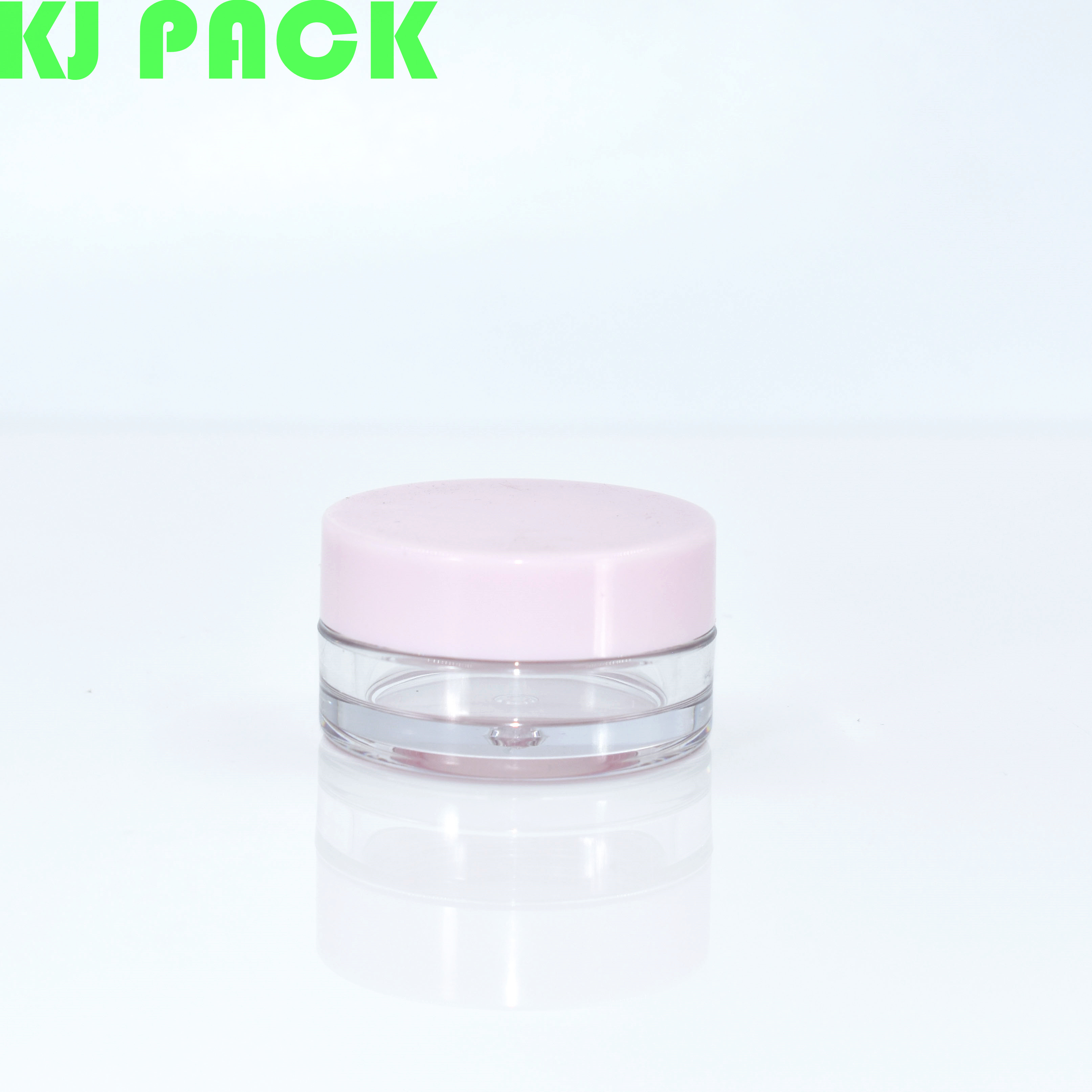 3g 5g Transparent Empty Plastic Round Shaped Cosmetic Bottles Make Up Eye Shadow Nails Powder Face Cream Storage Mask Samples