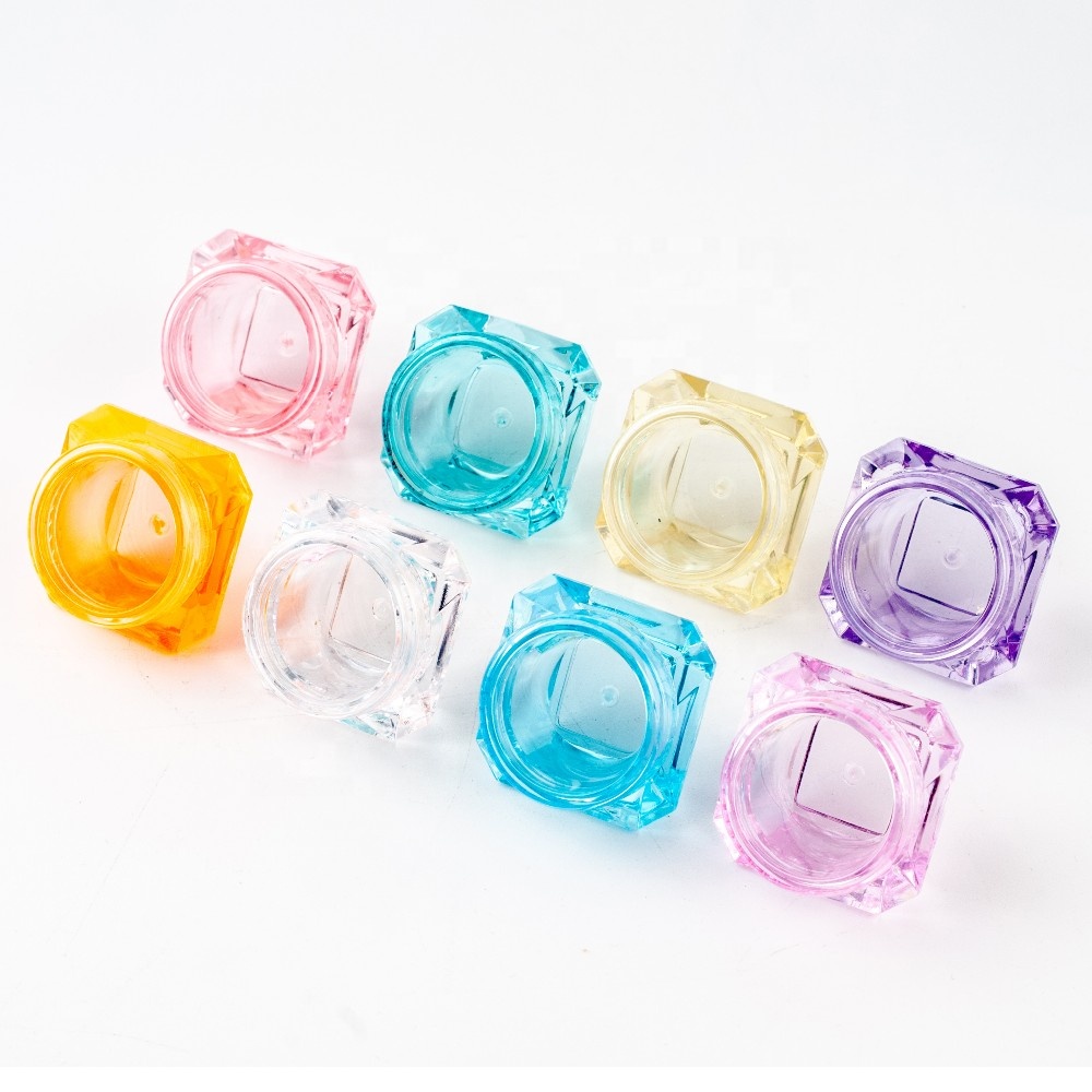 3g 5g Wholesale High Quality Cheap colorful small empty plastic cream jar In stock