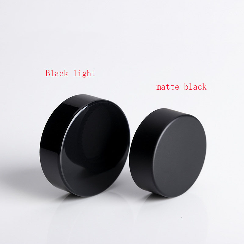 3g 5g clear glass cream jar eye cream skin cream sample experience cosmetic packaging container with black cap