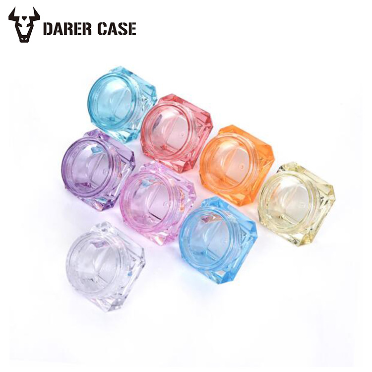 3g/5g  cream bottle sample bottle cosmetic packaging container bottle square makeup jar