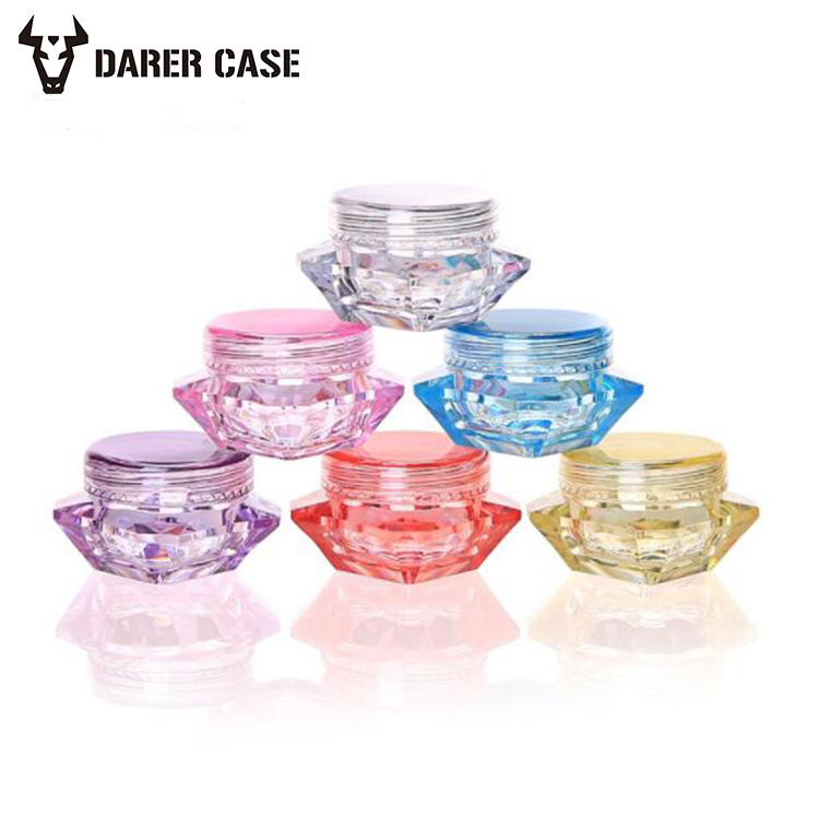 3g/5g cream bottle sample bottle cosmetic packaging container bottle square makeup jar