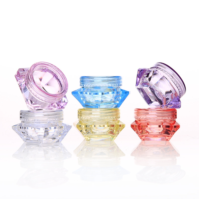 3g 5g special mini  plastic cream jar sample cream jar