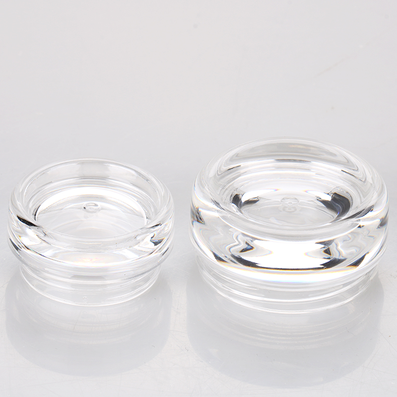 3g 5g thick bottom nail salon clear plastic empty nail glitter cosmetics makeup eye shadow jar