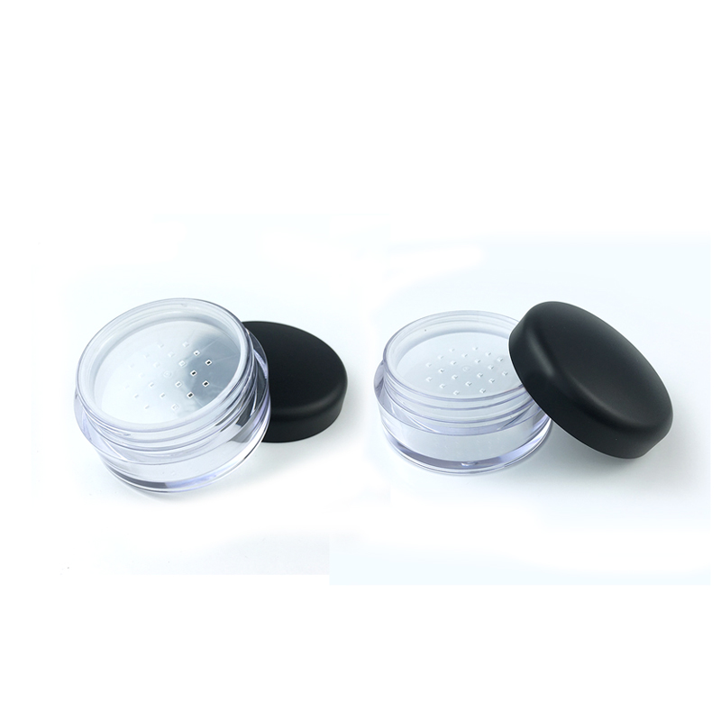 3g 5grams 5ml 10grams 10ml 20 grams 20 ml Square Round Empty Glitter Highlighters Powder jar with Sifter