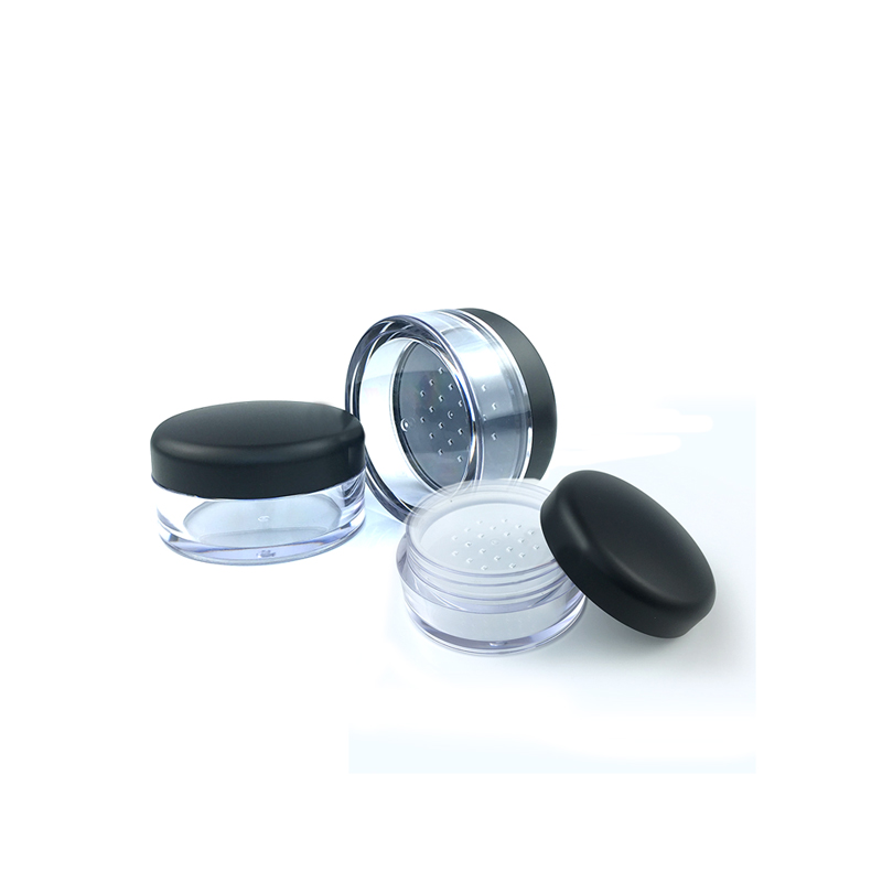 3g 5grams 5ml 10grams 10ml 20 grams 20 ml Square Round Empty Glitter Highlighters Powder jar with Sifter