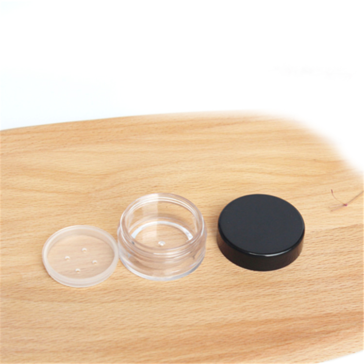 3g 5grams 5ml 10grams 10ml 20 grams 20 ml Square Round Empty Glitter Highlighters Powder jar with Sifter